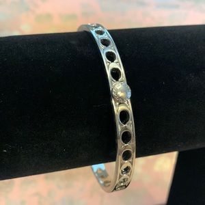 Coach Silver Bangle Bracelet